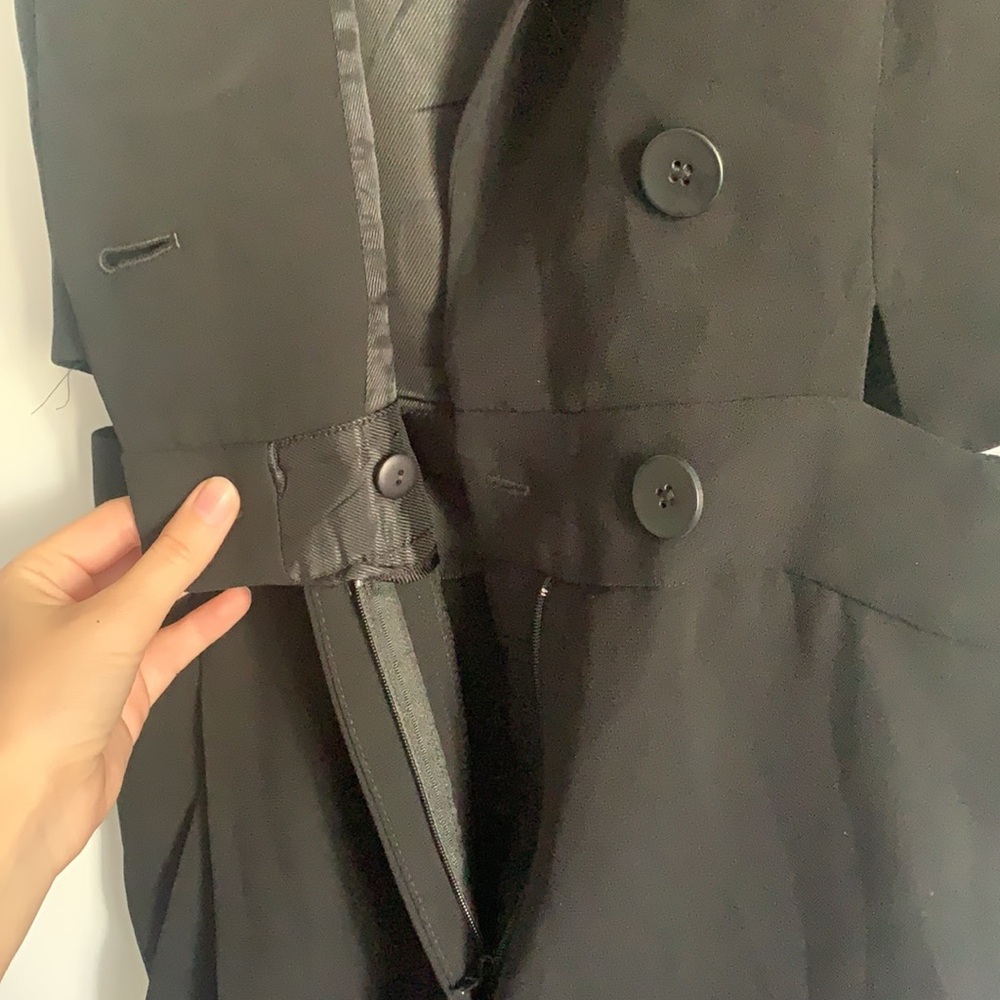 NWOT Zara | Blazer Style Jumpsuit with cutouts - Picture 16 of 17